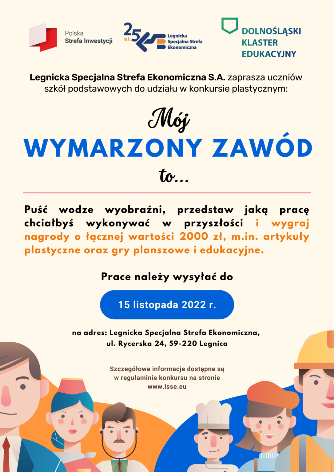 Mój wymarzony zawód plakat na FB