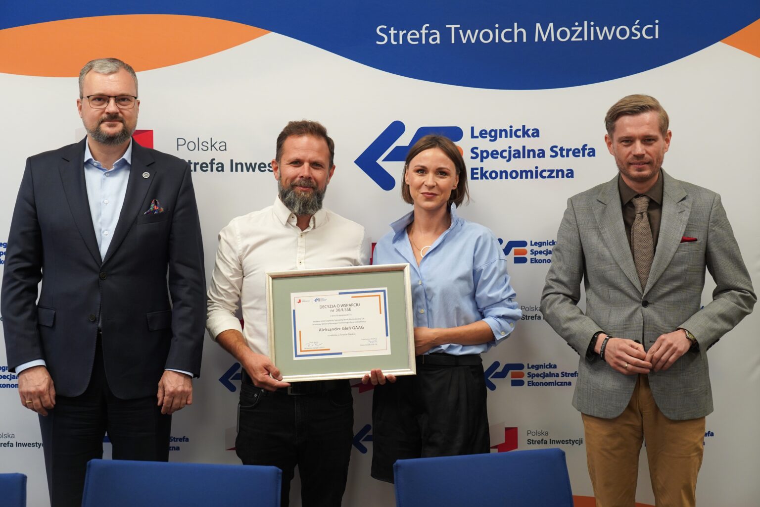 Zdjęcie z galerii wydarzenia: Firma GAAG ze Środy Śląskiej z decyzją o wsparciu od LSSE