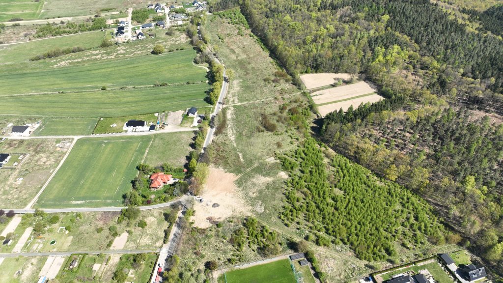 tereny inwestycyjne, widok z góry